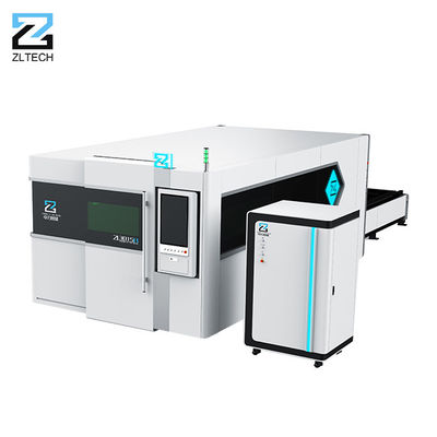 Obróbka metalu CNC Cięcie blachy Laser Podwójne łóżko Pełna wymiana okładki 1000w-8000w Źródło Raycus