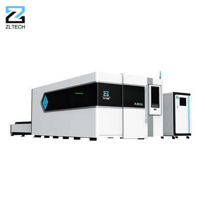 Obróbka metalu CNC Cięcie blachy Laser Podwójne łóżko Pełna wymiana okładki 1000w-8000w Źródło Raycus